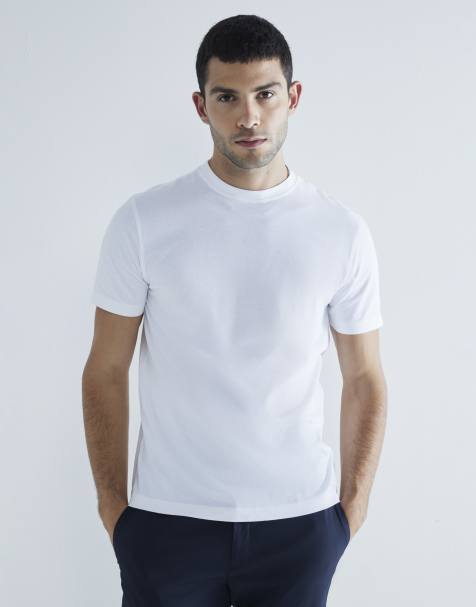 River Island 3 pack short sleeve slim fit t-shirt in white - view 1