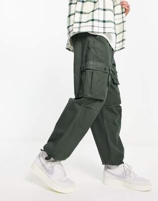 black and green cargo pants