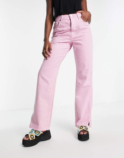 River island pink hot sale jeans