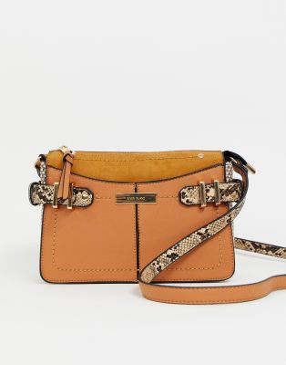 river island tan bag