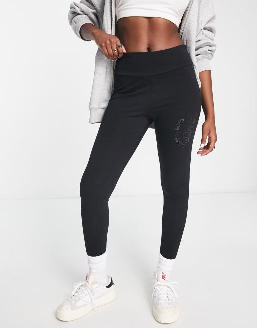 River Island bum sculpt leggings in black