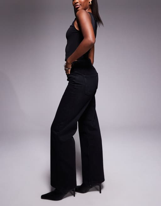 River Island - Afslappede sorte jeans med lige ben, 2 af 5