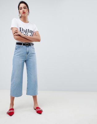 river island alexa crop wide