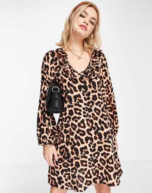 Animal sales smock dress