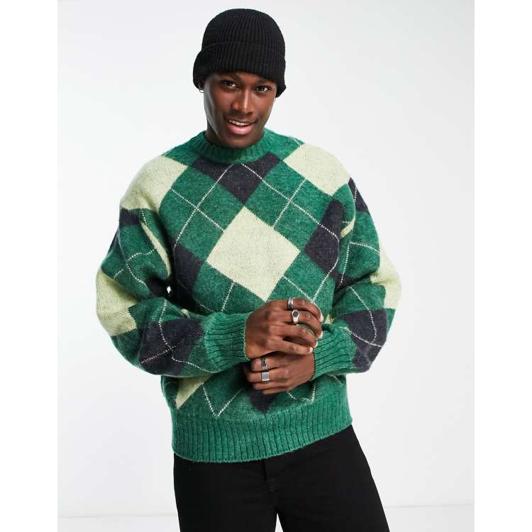 Argyle knitwear on sale