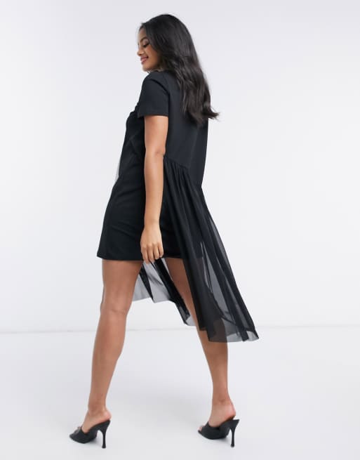 Asymmetrical t outlet shirt dress