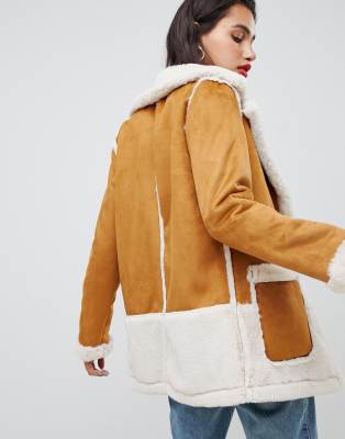 tan aviator jacket