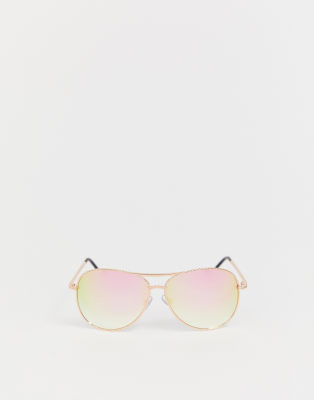 river island pink sunglasses