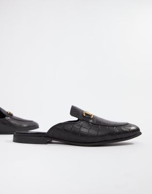 asos backless loafers