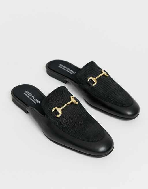 River island backless store loafer