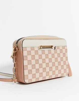 beige river island bag