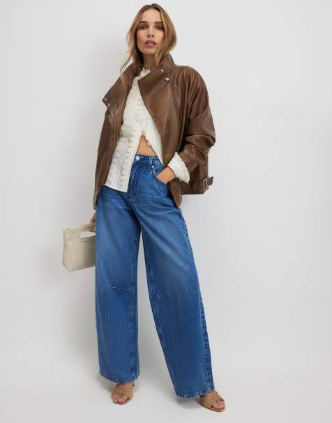 River Island Baggy fit jeans in denim - medium - view 1