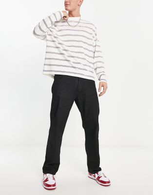 River Island Baggy Jeans In Black