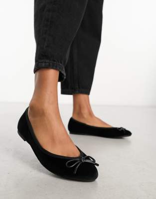 River Island - Ballerinas in Schwarz