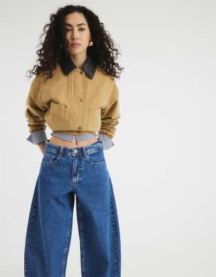 RIVER ISLAND BALLOON MIDWASH JEANS 