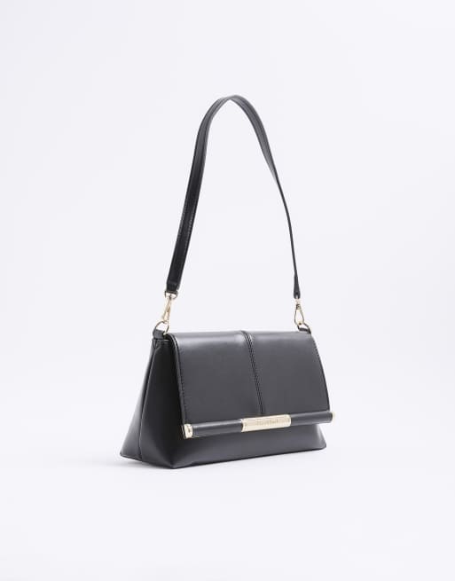 River Island Bar front clutch bag in black, 2 of 4