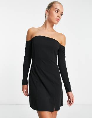 Black bardot sale shift dress