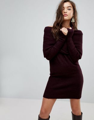River Island Bardot Sweater Dress | ASOS