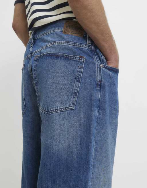 River Island Barrel jeans in denim - dark, 2 of 4