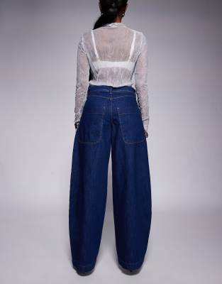 RIVER ISLAND BARREL LEG JEANS 