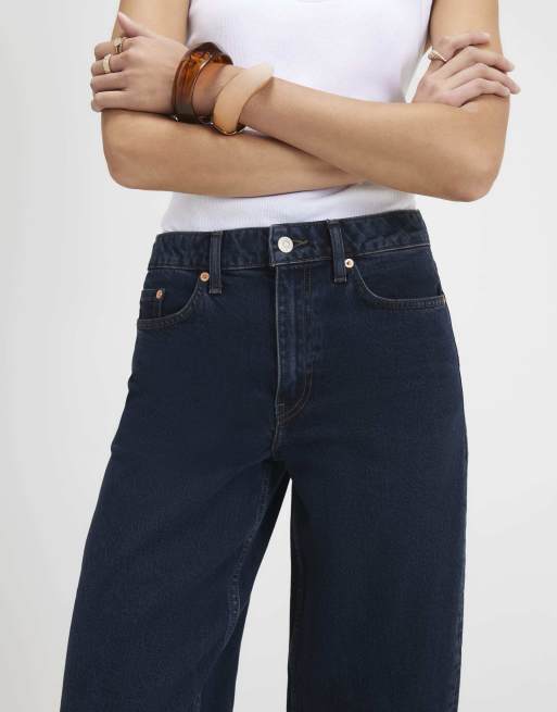 River Island Barrel leg jeans in denim - dark, 2 of 4