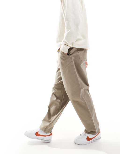 River Island - Beige cargobukser med vide ben, 2 af 5