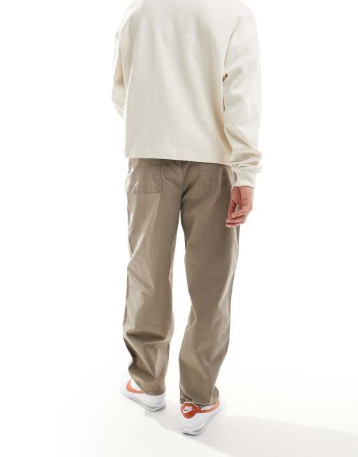 River Island - Beige cargobukser med vide ben, 4 af 5
