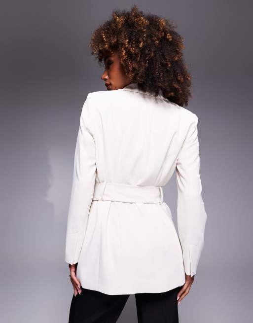 River island white blazer dress hot sale