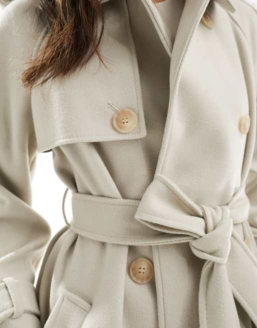 River island champagne coat online