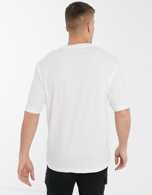 River Island – Biały t-shirt oversize HTEC