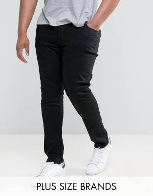 black skinny jeans big and tall
