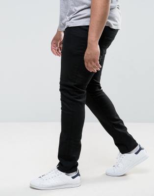 big and tall black skinny jeans