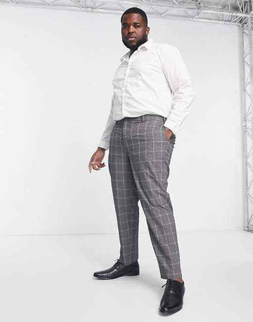 Big and tall 2025 tapered dress pants