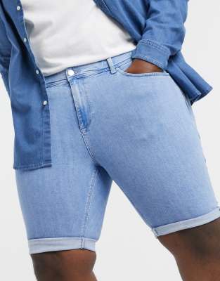 tall denim shorts