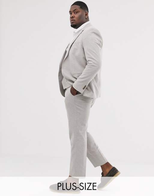 Big & 2025 tall linen blazers