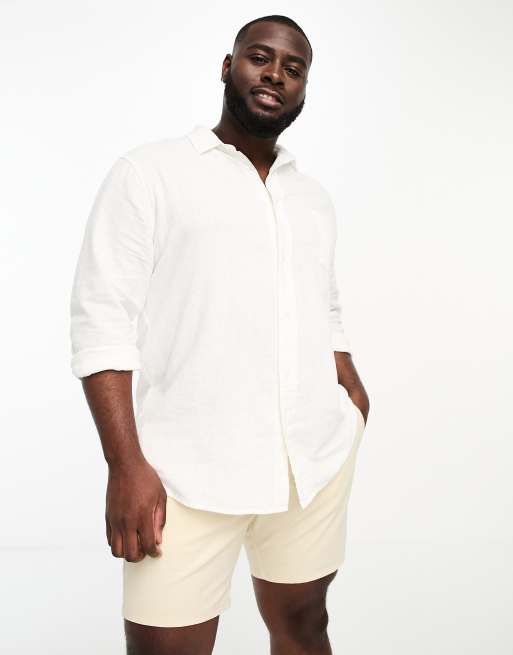 Big & clearance tall linen shirts