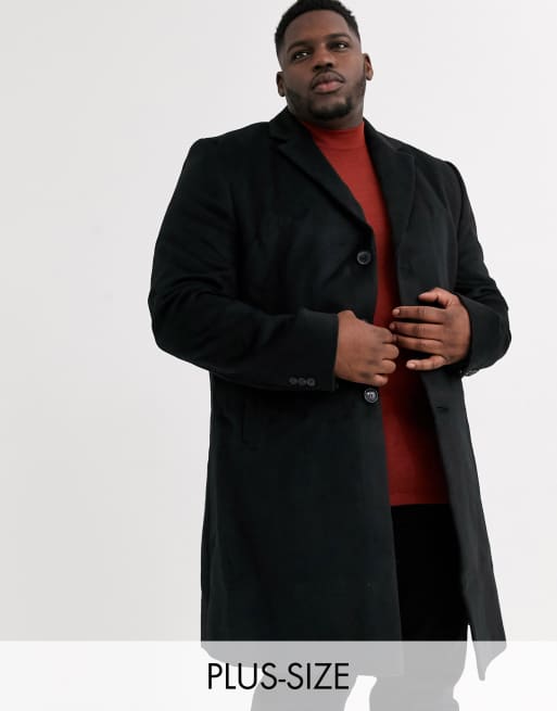 Mens overcoat big outlet and tall