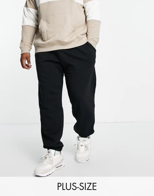 River Island - Big & Tall - Oversized joggingbukser i sort