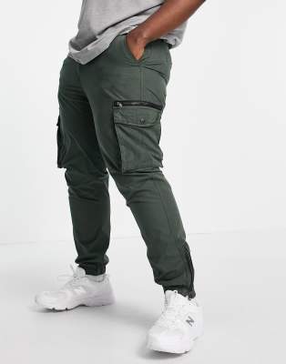 big and tall khaki cargo pants