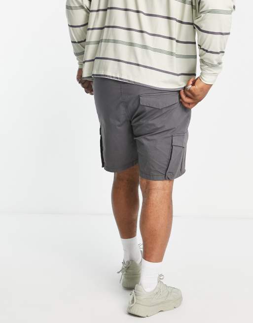 Long Cargo Shorts Greys