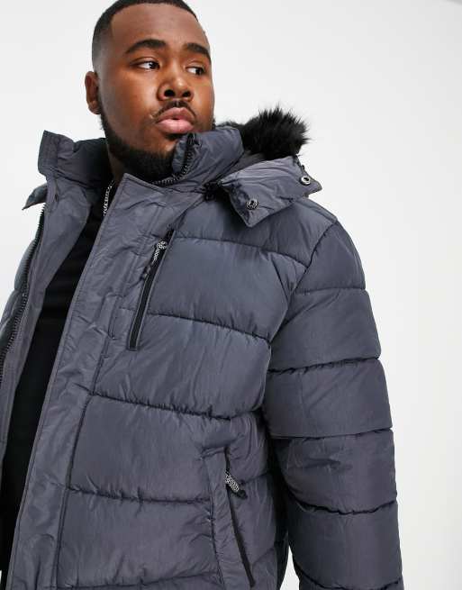 River island puffer store jacket mens