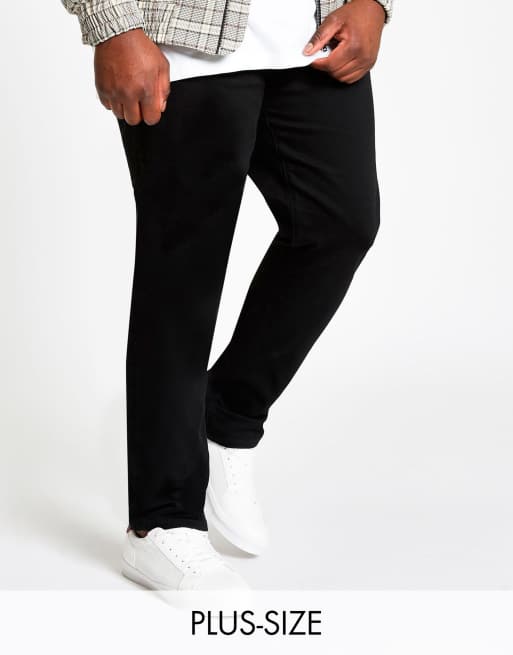 Big and tall black best sale skinny jeans