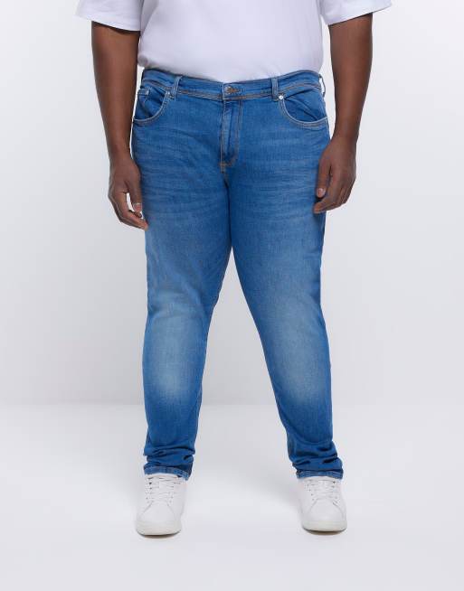 Big and tall cheap skinny jeans mens