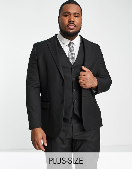 Plus size shop mens suit jackets