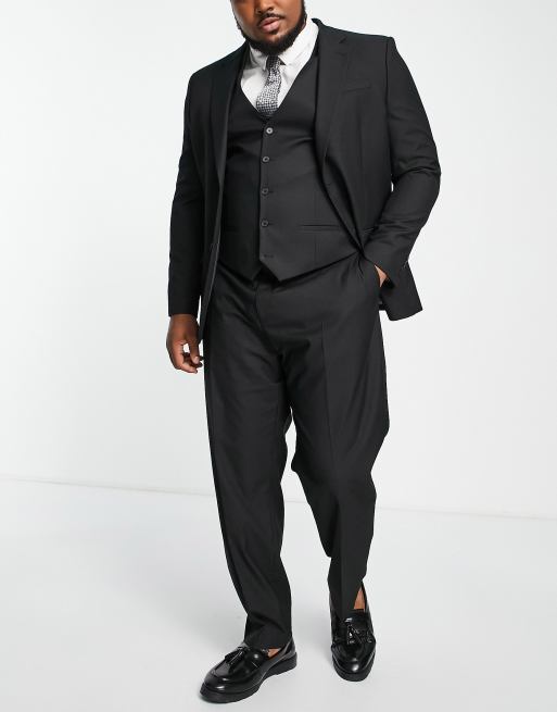 Suit Trousers for Tall Men in Black