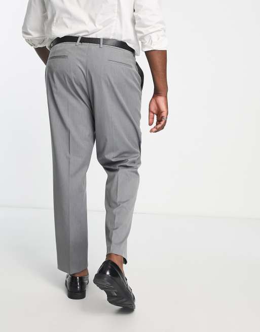 River Island Big Tall skinny suit pants in grey