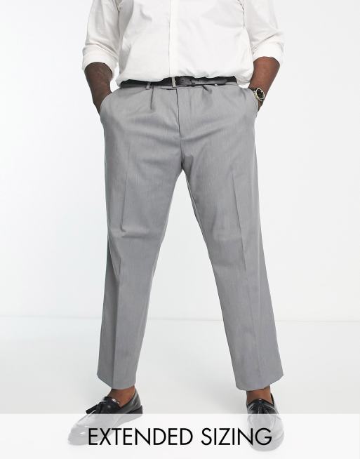 Mens big and 2025 tall grey dress pants