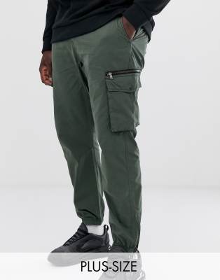 khaki cargo pants slim fit