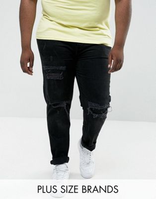 big and tall slim fit stretch jeans