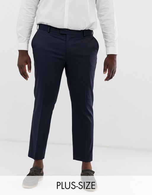 River Island Big & Tall suit in navy, 3 of 3